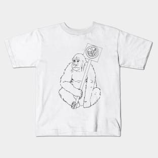 Grodd Hates Bananas. Kids T-Shirt